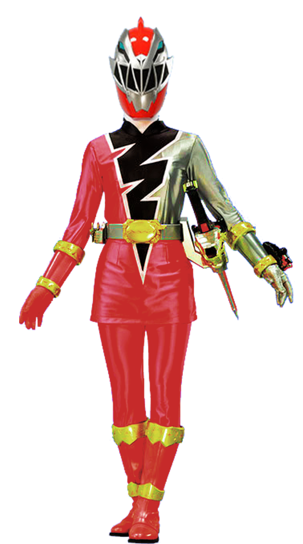 Dino fury Red Ranger (Female) by SONICCHARGE234 on DeviantArt