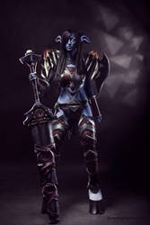 Draenei Warrior. World of Warcraft.