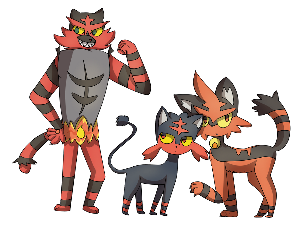 Litten Variations Litten Line by twinkleweird on DeviantArt