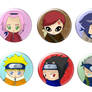 Badges - Naruto Set 1