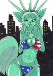 Com-Lady Liberty Furry