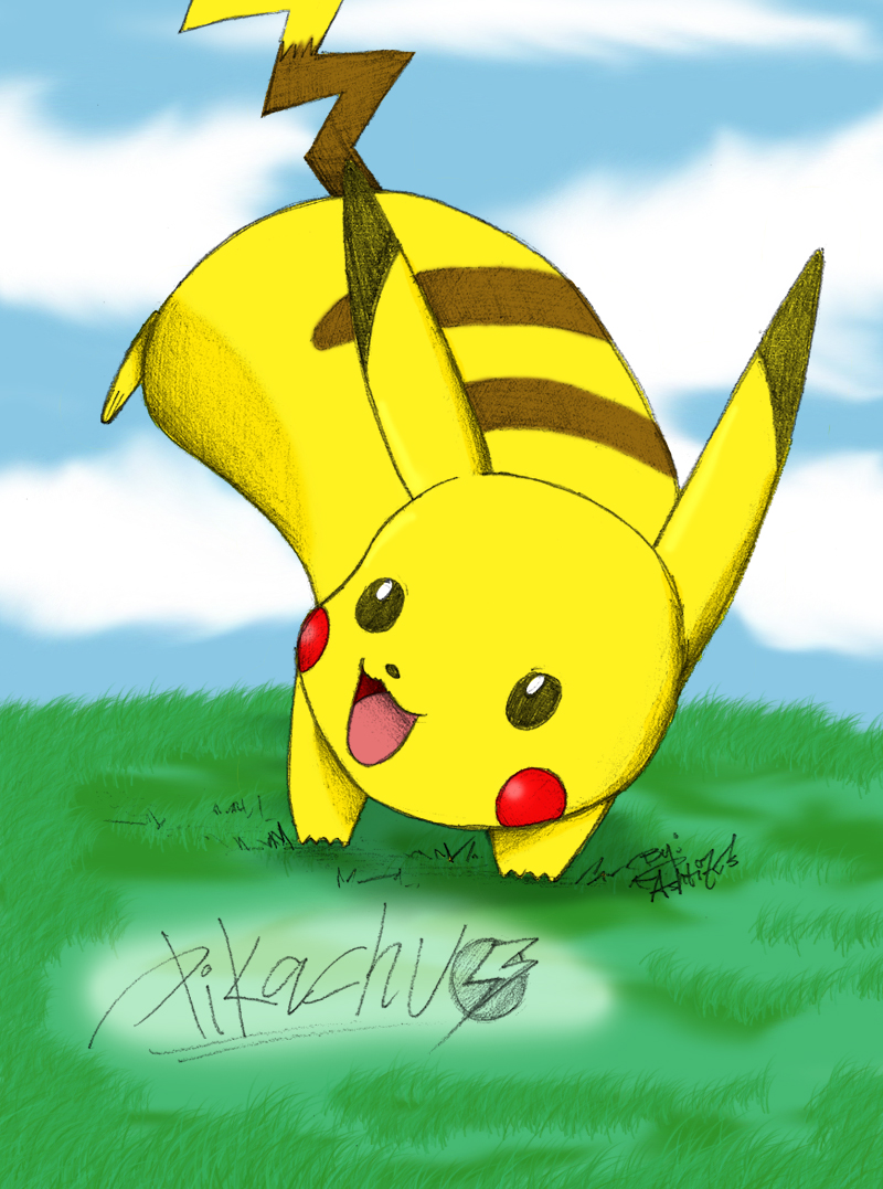 Playful pikachu