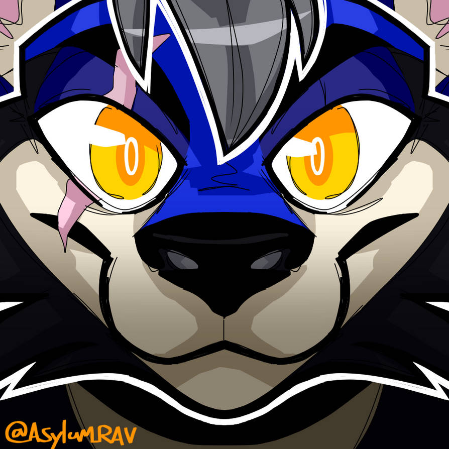 Blue Razz Pfp Blue Pfp by AsylumRav on DeviantArt