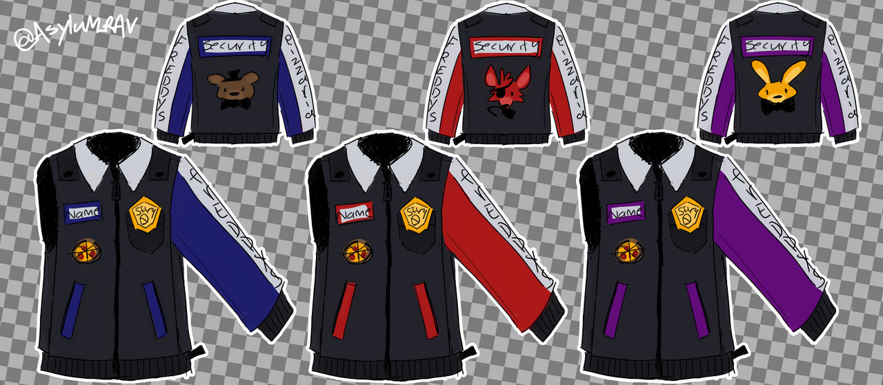 F Naf Jacket Reverable Fnaf Jacket Concept by AsylumRav on DeviantArt