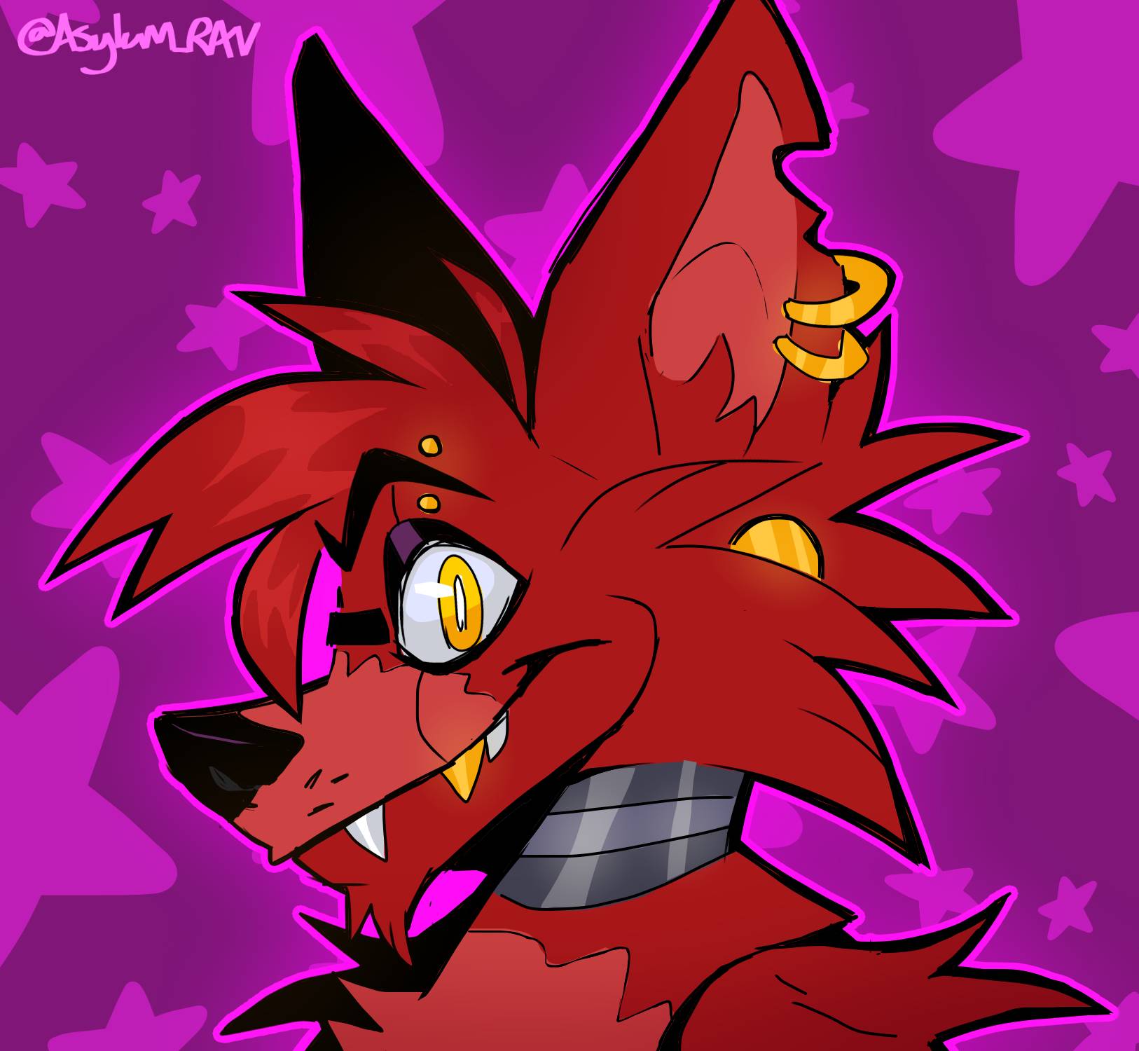 Foxy PFP by AsylumRav on DeviantArt