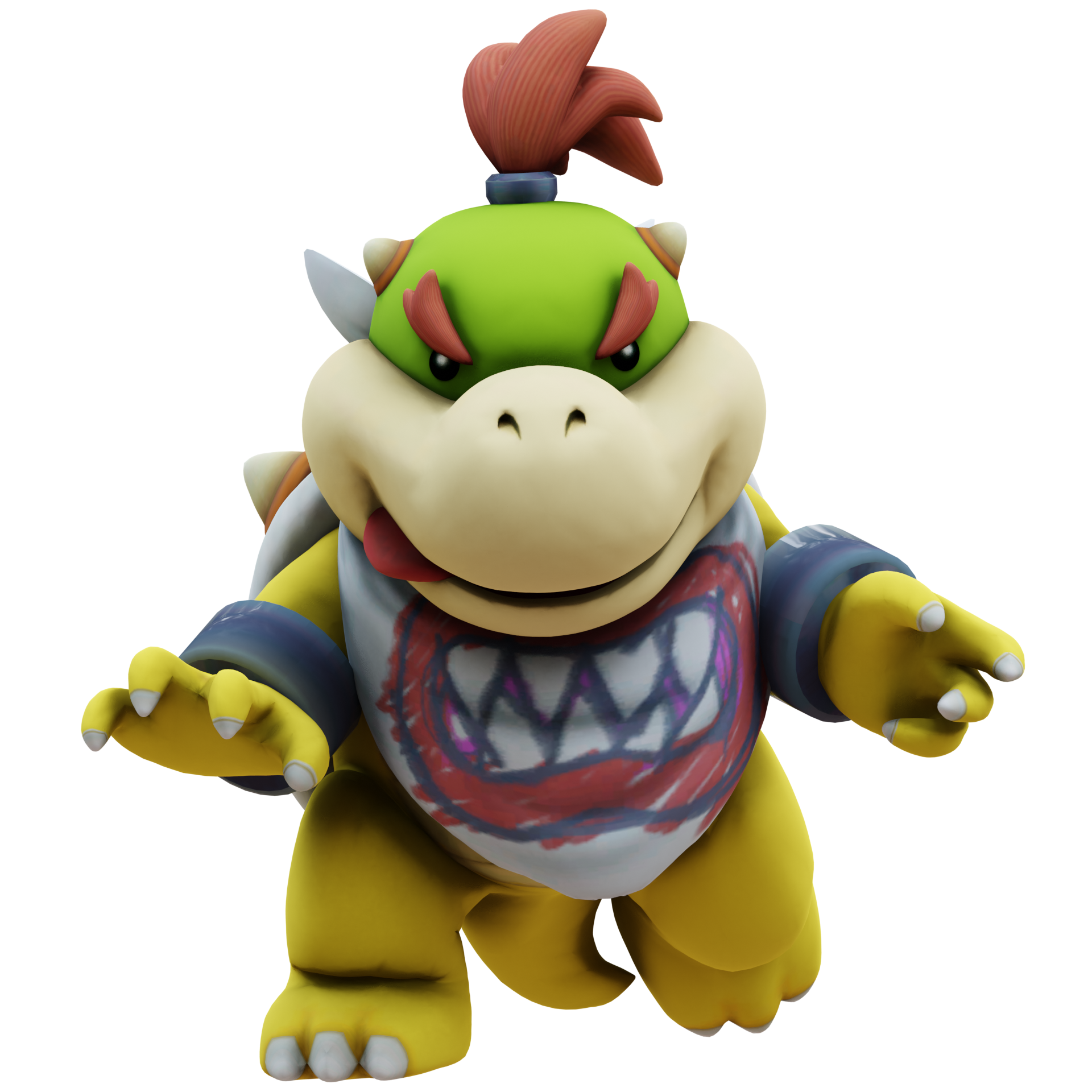 Bowser Jr. (Shadow Mario Mask) by Wizenheimer2003 on DeviantArt