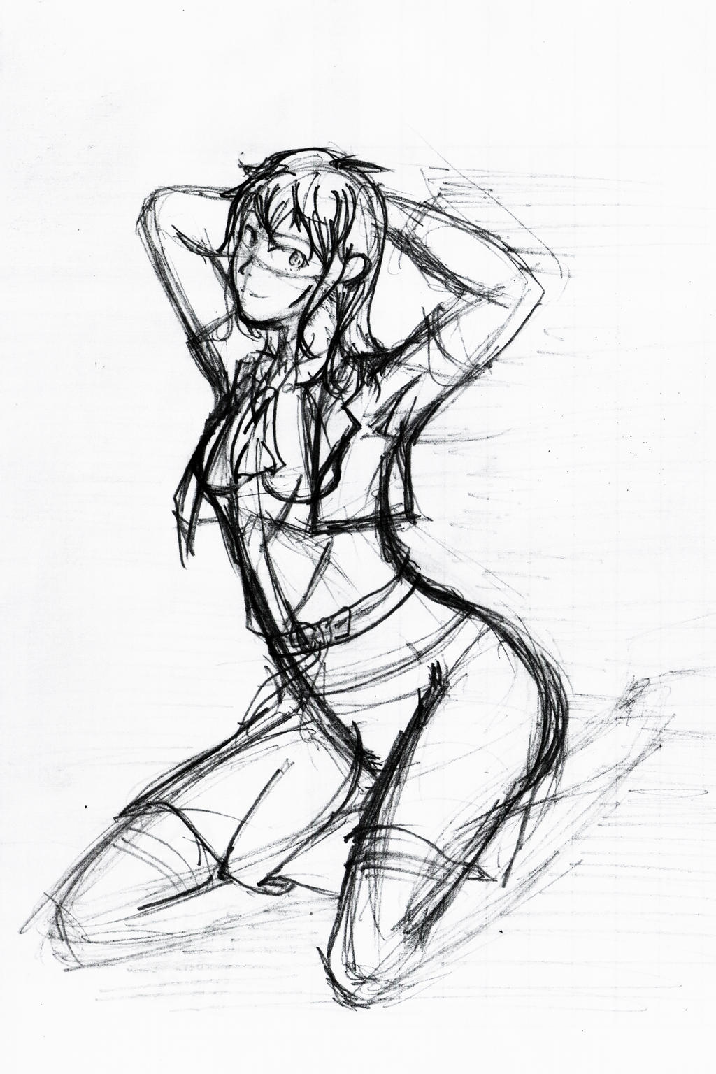 Share more than 80 girl poses sketch super hot 