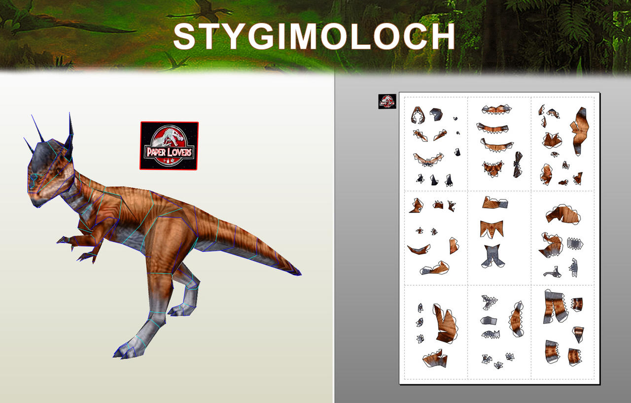 Stygimoloch (Warpath) - Papercraft by paperlovers on DeviantArt
