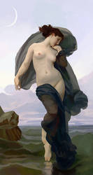 Bouguereau, 'Evening Mood'