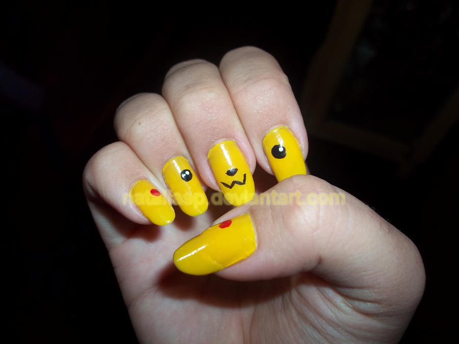 Pikachu Nails