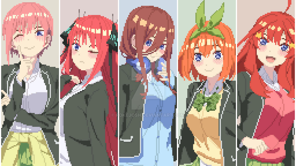 The Quintessential Quintuplets! by PokeJosh on DeviantArt