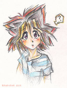 pencilcrayon fun with Yugi