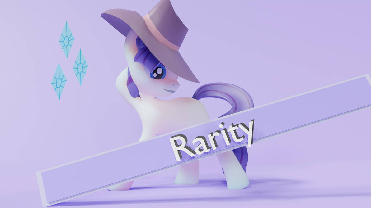 Rarity Render by sprinklefancy on DeviantArt
