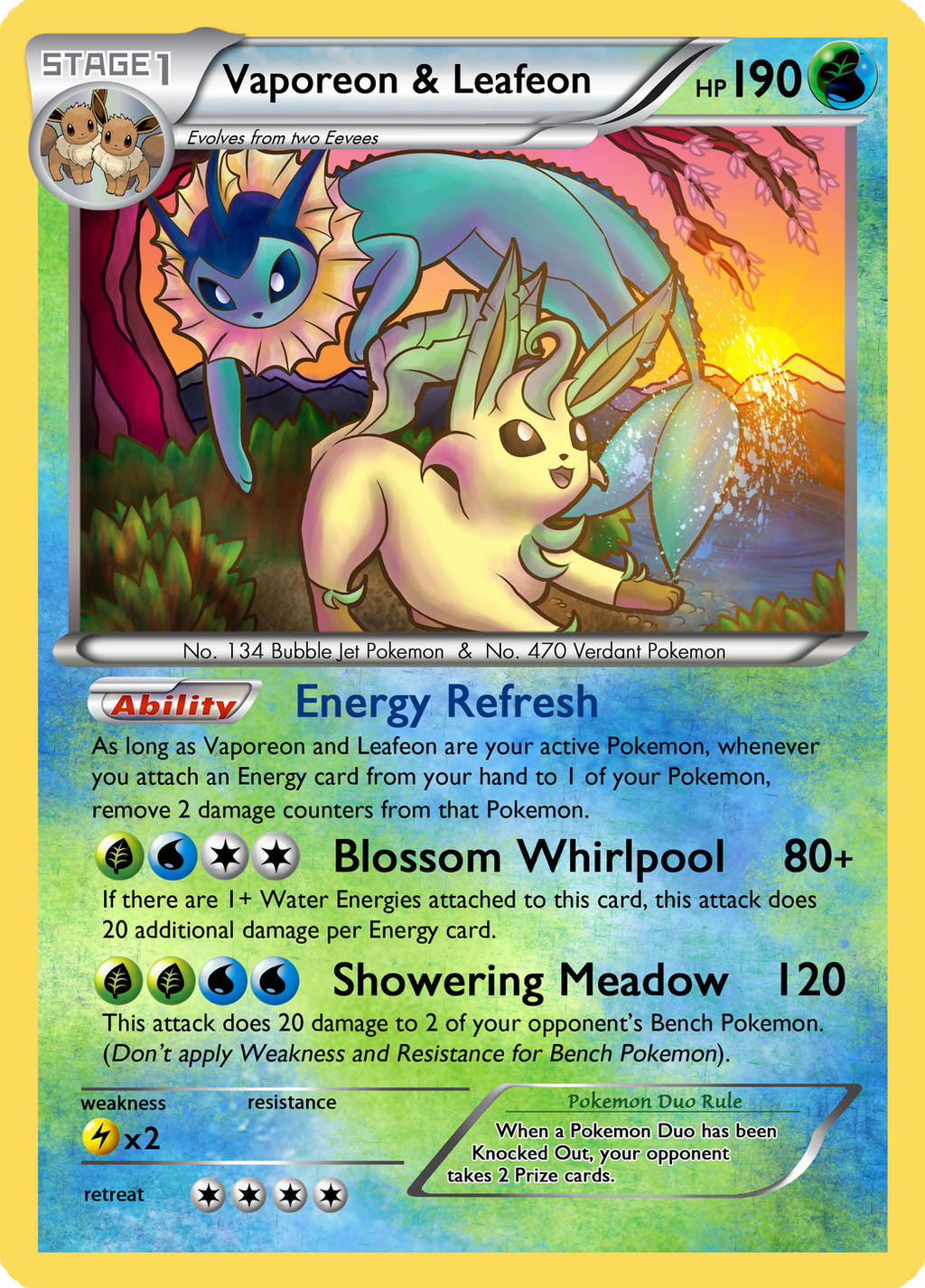 leafeon pokemon cards Trading Card Game If heads Leafeon Ex (10), Holofoil /