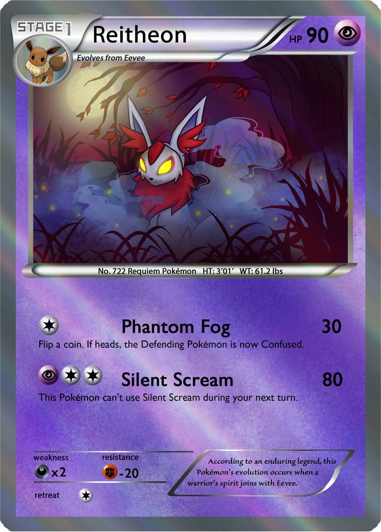 pokemon ghost type cards 9-Pocket Binder Reitheon Pokemon Card by Mr-Savath-Bunny