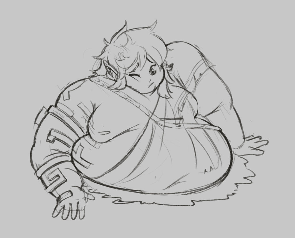 Male Weight Gain Art On Zelda Expansion DeviantArt male-weight-gain-art-on-zelda-expansion-deviantart