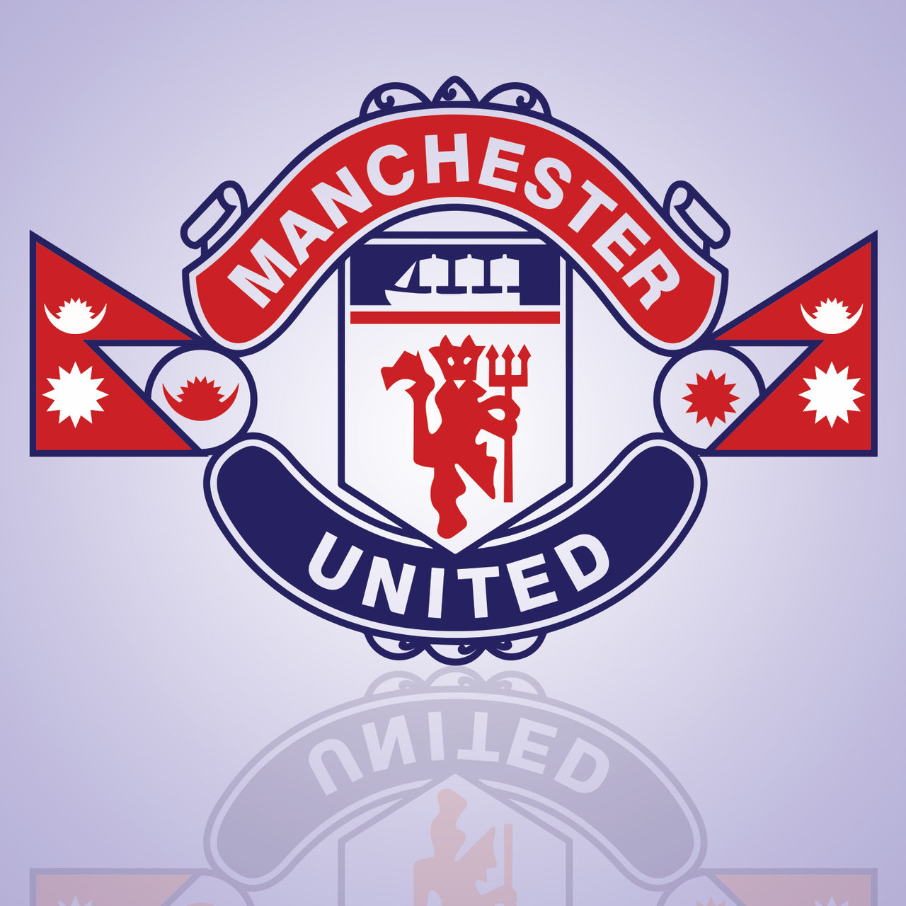 Manchester United Nepal Logo Wallpaper by walkinguy on DeviantArt