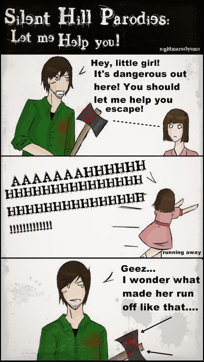 Silent Hill Parodes: Let Me Help You! by nightmare43yume