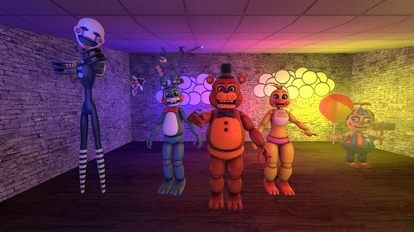 Fnaf 2 Poster By CreeperPlayesMC On DeviantArt