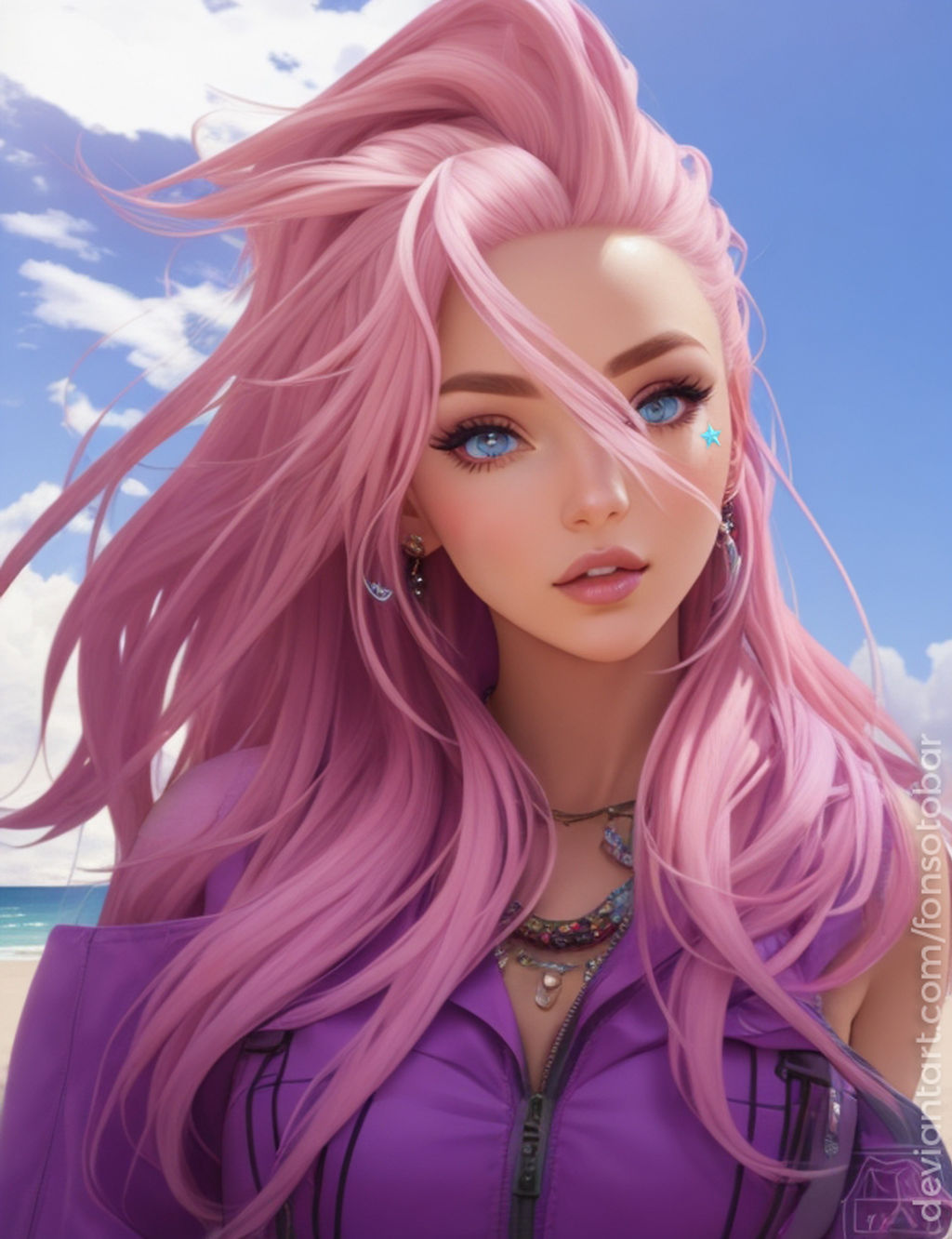 Seraphine LoL AI FanArt by FonsoTobar on DeviantArt