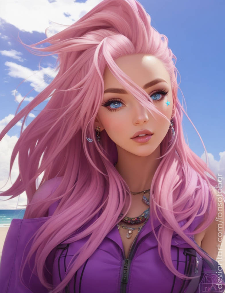Seraphine LoL AI FanArt by FonsoTobar on DeviantArt