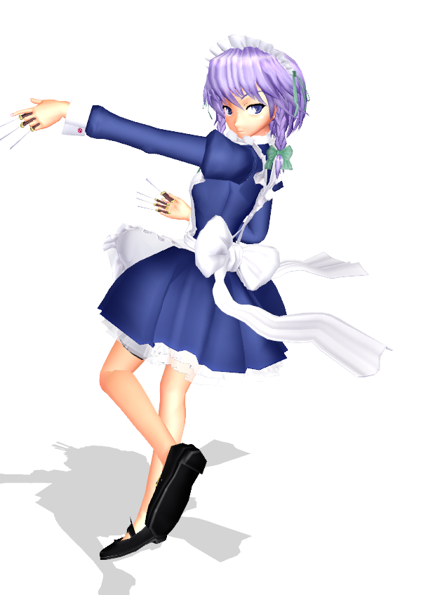 Badass Maid -Izayoi Sakuya- .:Pose DL:.