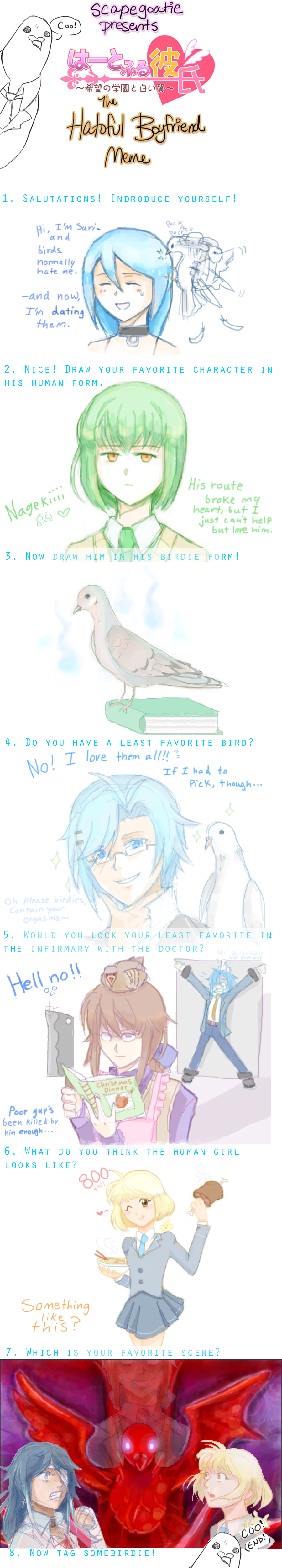 Hatoful Boyfriend Meme!