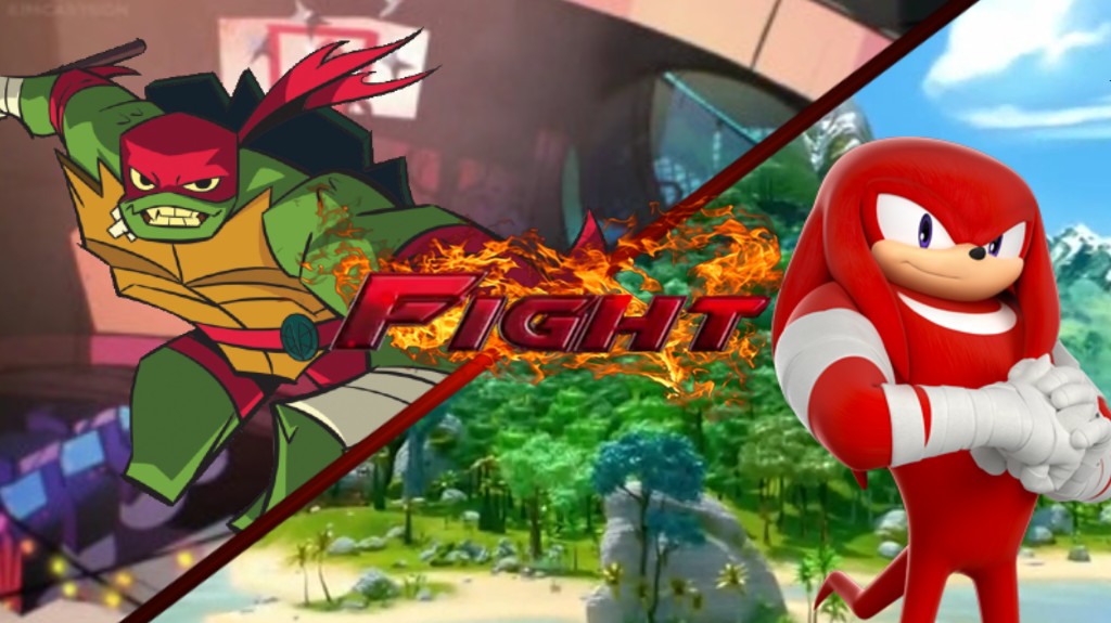 Knuckles Vs Raphael Raphael (2018) Vs Knuckles (sonic Boom) by frikimarveldc on DeviantArt