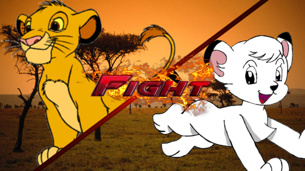 Simba Vs Kimba by frikimarveldc on DeviantArt