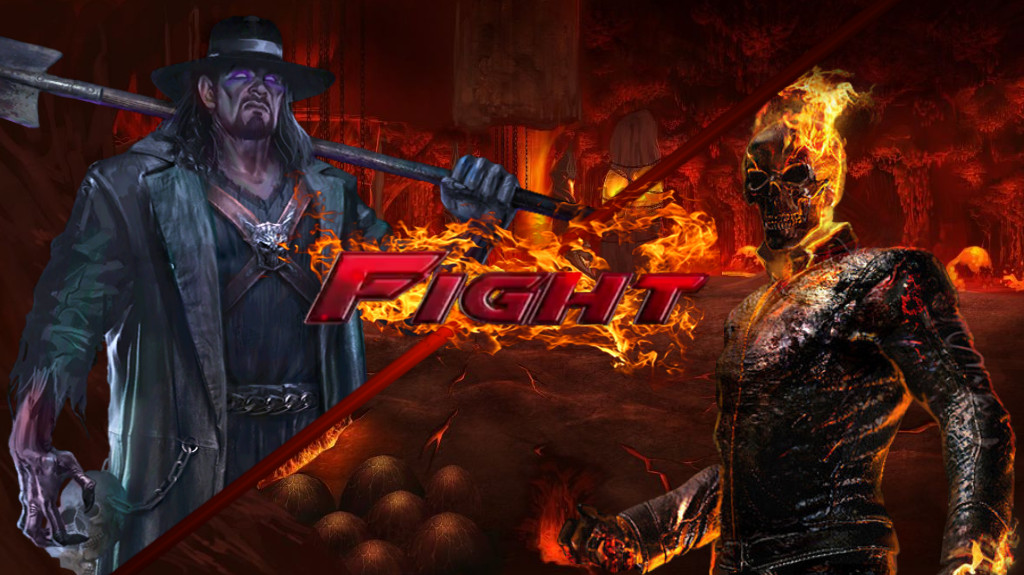 Undertaker Vs Ghost Rider by frikimarveldc on DeviantArt