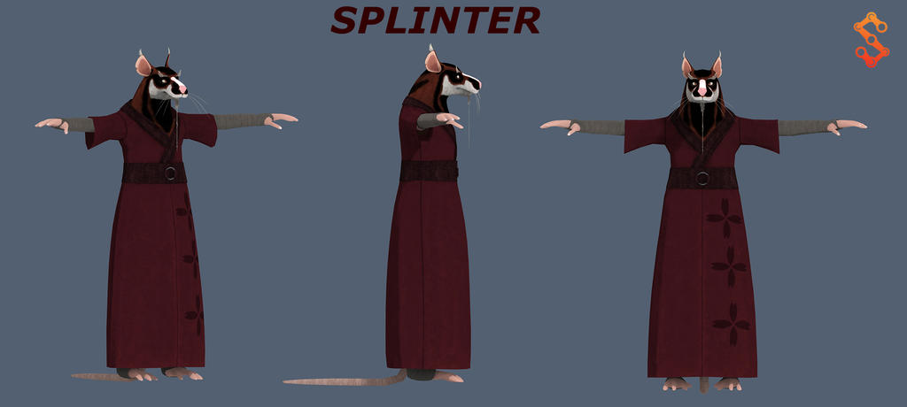 Splinter Render by SpukeAnimation on DeviantArt