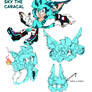 My Sonic OC Concept Art (Old design)