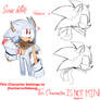Sonic White Modern Sonic OC jhonterrorfakerup