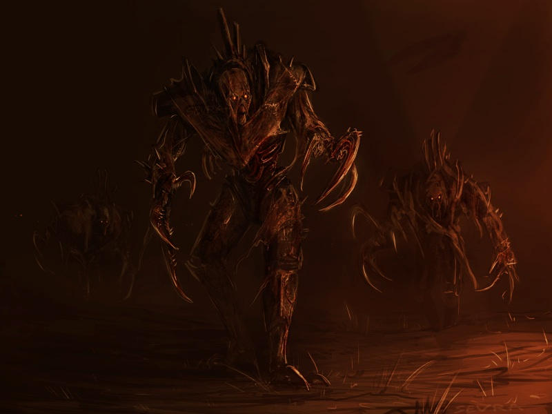Flayed Sentence Flayed Ones on the prowl by 5evra on DeviantArt