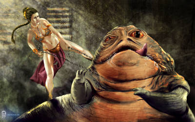 Leia vs. Jabba