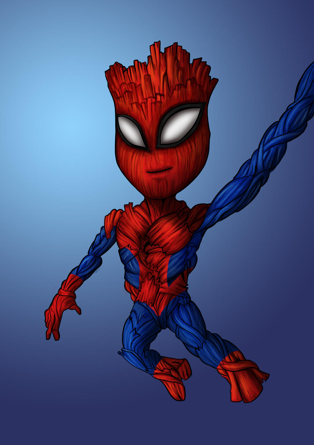 Spider Groot by Nuobz on DeviantArt