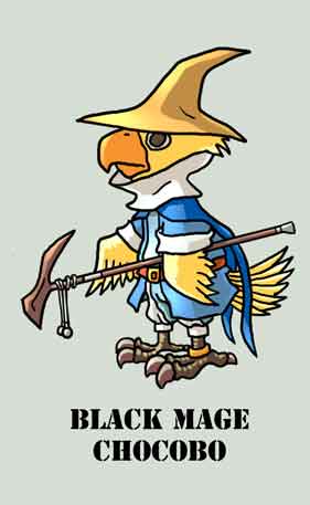 RPG BAAUmon: BlackMage Chocobo