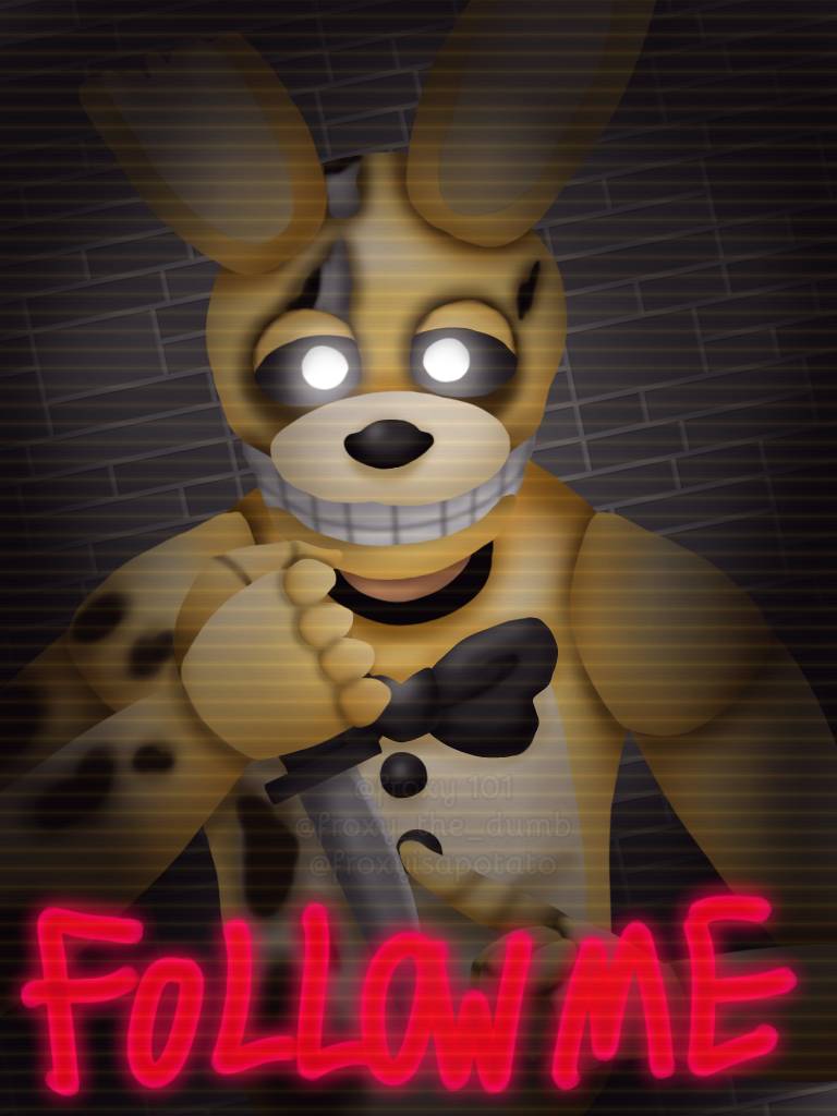 The yellow rabbit~ (FNAF MOVIE) by froxyisapotato on DeviantArt
