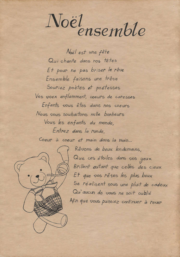 French Christmas Poem by PolarStar on DeviantArt