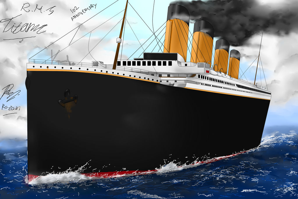Titanic View Deviantart Titanic by RazakiZaki on DeviantArt