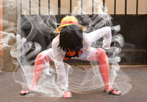 Monkey D. Luffy - One Piece Gold cosplay (3)