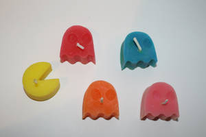 Pacman candles