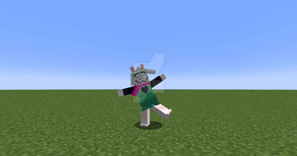 Minecraft Chef Ralsei Ralsei from Deltarune Chapter 2 in Minecraft by KiloNightPrower on ...