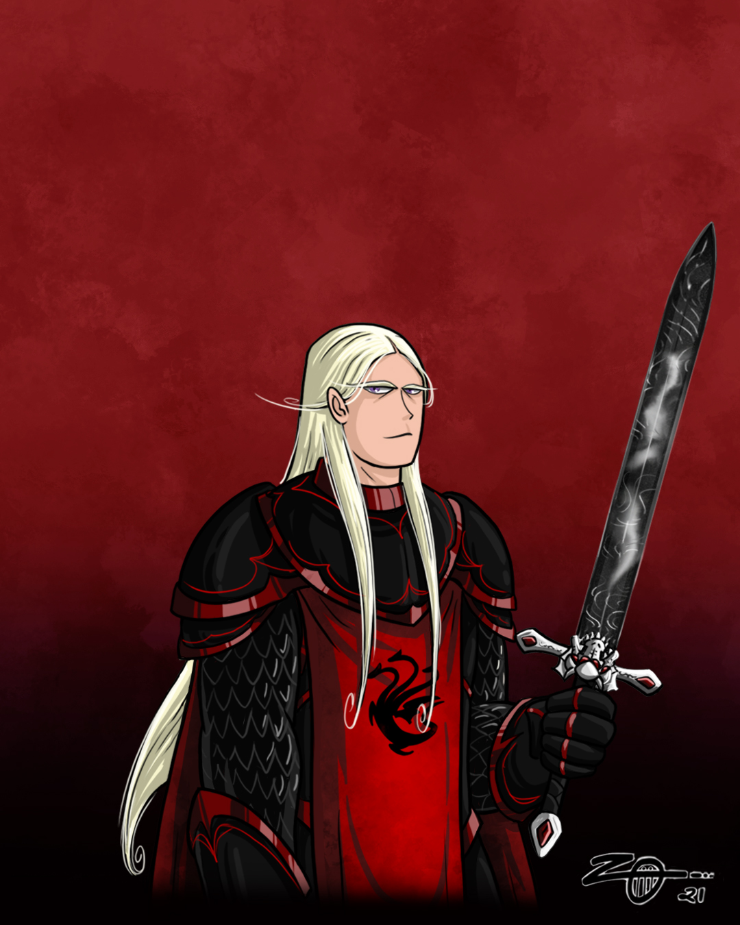 Daemon Blackfyre by TheMarkyGallery on DeviantArt