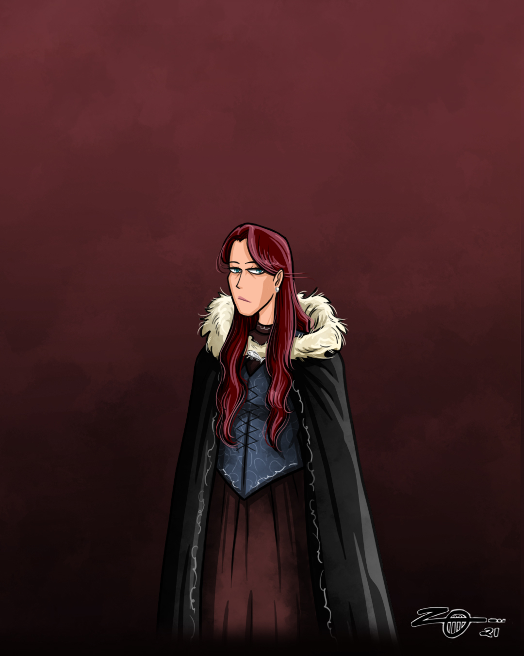 Catelyn Tully by TheMarkyGallery on DeviantArt