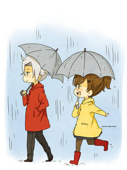 GokuHaru rain