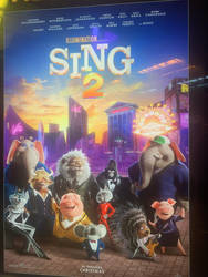 Sing 2 theater poster