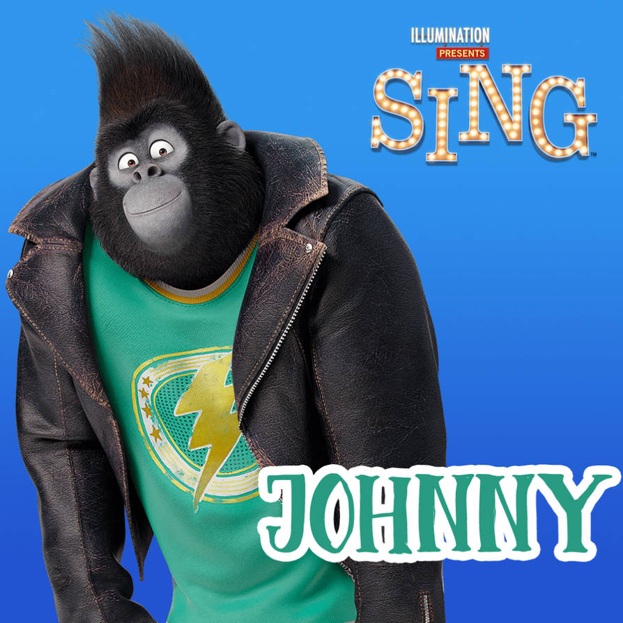 Sing full. Зверобой горилла Джонни. Джонни из зверобой 2. Джонни из мультика Зверопой 2.