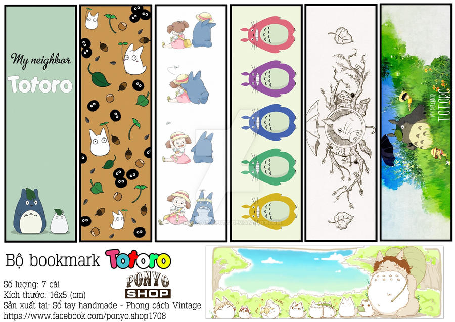 Bookmark Totoro by phthao1708puta on DeviantArt
