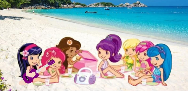 Strawberry Shortcake At The Beach By ChristianMerrill On DeviantArt strawberry-shortcake-at-the-beach-by-christianmerrill-on-deviantart